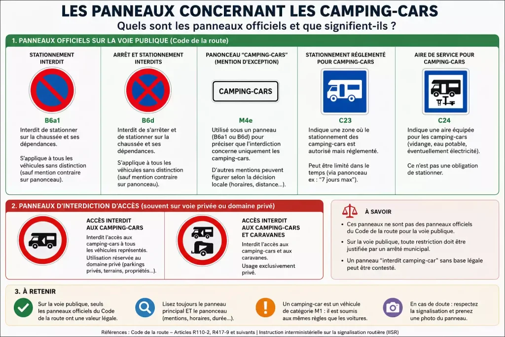Quel panneau interdit réellement de stationner ?