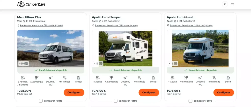Comment fonctionne CamperDays pour réserver un camping-car ?